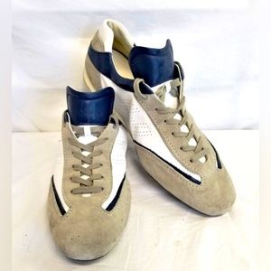 RARE Men's HOGAN OLYMPIA Tan Suede/leather Sport Casual Trainers